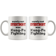Kung Fu Fighting Mug - Funny 80's Coffee Mug - Song Lyrics - Everybody was Kung-Fu Fighting Coffee Cup - Island Dog T-Shirt Company