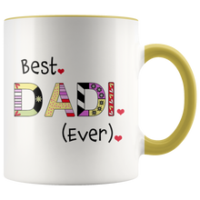 Best Dadi Ever - World's Best Grandma Coffee Mug - 2 Tone Coffee Mug for Grandmother - Island Dog T-Shirt Company