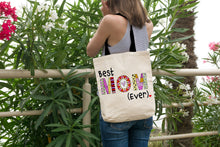 Best Mom Ever - Gift Idea  for Mother - Reusable Shopping Tote Bag - Island Dog T-Shirt Company