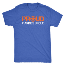Proud Uncle of a Marine - Men's Ultra Comfort Short Sleeve Military Uncle Tee - Island Dog T-Shirt Company