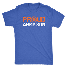 Proud Army Son - Men's Ultra Soft Comfort Short Sleeve Tee - Son's Military Pride Shirt for Mom or Dad - Island Dog T-Shirt Company
