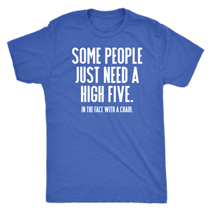 High Five - Men's Funny Attitude T-Shirt - Island Dog T-Shirt Company
