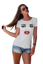 Sexy Face Tee - Women's Short Sleeve Graphic Print Tshirt for Ladies & Teens - Island Dog T-Shirt Company