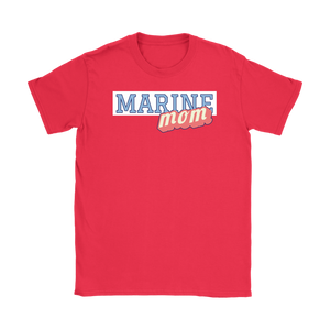 Marine Mom Tee - Mother of a Marine T-Shirt - Island Dog T-Shirt Company