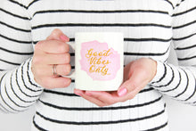 Good Vibes Only Coffee Mug for Women - Pretty Pink & Gold Cup - Island Dog T-Shirt Company