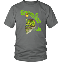 Gremlins Rule Spooky Halloween Tee - Illustrated Graphic Tshirt for Men & Women - Island Dog T-Shirt Company