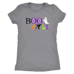 Boo Y'All - Southern Women's Funny Halloween Ghost Ultra Soft Tee - Island Dog T-Shirt Company