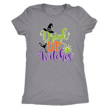 Drink Up Witches Women's Funny Halloween Party Shirt - Ultra Soft Triblend Tee - Island Dog T-Shirt Company