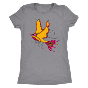 Illustrated Bird Ladies' Ultra Soft Short Sleeved Comfort Tee - Island Dog T-Shirt Company