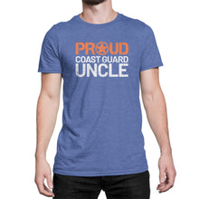 Proud Coast Guard Uncle - Men's Ultra Comfort Short Sleeve Military UncleTee - Island Dog T-Shirt Company