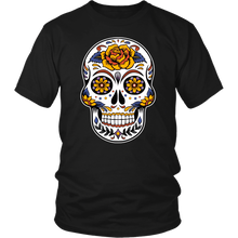 Dia de Los Muertos T-shirt for Men & Women - Halloween Skull Tee - Sugar Skull Tee - Island Dog T-Shirt Company
