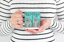 Super Cute Cat Ceramic Mug - Funny Kitty Cups Novelty for Cat Mugs for Cat Lovers - Island Dog T-Shirt Company