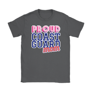 Proud Coast Guard Mom Tee - Mother of a Coastie T-Shirt - Island Dog T-Shirt Company