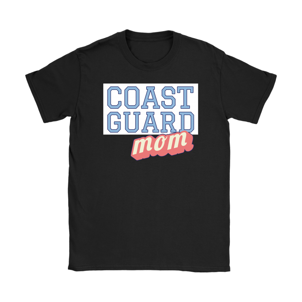 Coast Guard Mom Tee - Mother of a Coastie T-Shirt - Island Dog T-Shirt Company