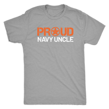 Proud Navy Uncle - Men's Ultra Comfort Short Sleeve Military UncleTee - Island Dog T-Shirt Company