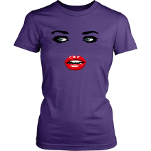 Sexy Face Tee - Women's Short Sleeve Graphic Print Tshirt for Ladies & Teens - Island Dog T-Shirt Company