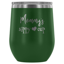 Mommy's Sippy Cup - Moms Sippy Cup Tumbler - Mommys Wine Glass - Island Dog T-Shirt Company