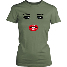 Sexy Face Tee - Women's Short Sleeve Graphic Print Tshirt for Ladies & Teens - Island Dog T-Shirt Company