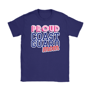Proud Coast Guard Mom Tee - Mother of a Coastie T-Shirt - Island Dog T-Shirt Company
