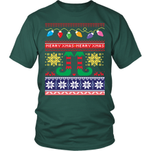 Ugly Christmas Shirt for Men and Women - Short Sleeve Holiday Party Santa's Elves Unisex Tee - Island Dog T-Shirt Company