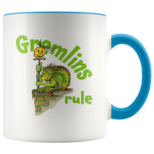 Gremlins Rule Funny Halloween Gargoyle Coffee Mug for Fall - Autumn Mug - Island Dog T-Shirt Company