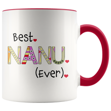 Best Nanu Ever - World's Best Grandpa Coffee Mug - 2 Tone Coffee Mug for Grandfather - Island Dog T-Shirt Company