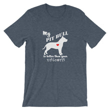 My Pit Bull is Better Than Your Unicorn Men's T-Shirt - Island Dog T-Shirt Company