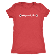 Keep Smiling a Good Vibes Only Ladies' Short Sleeve Tee - Island Dog T-Shirt Company
