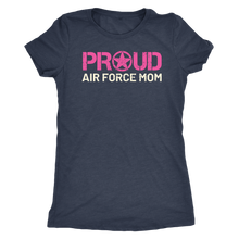 Proud Air Force Mom - Women's Ultra Soft Comfort Short Sleeve Tee - Mom's Military Pride Shirt - Island Dog T-Shirt Company