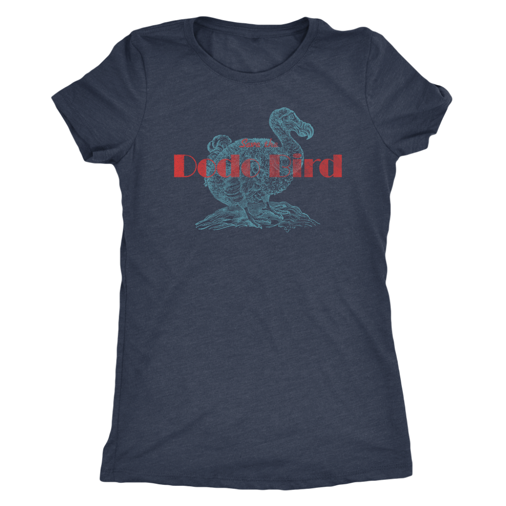 Save the Dodo Bird - Women's Ultra Soft Comfort Short Sleeve Tee - Dodo T-shirt for Her - Island Dog T-Shirt Company