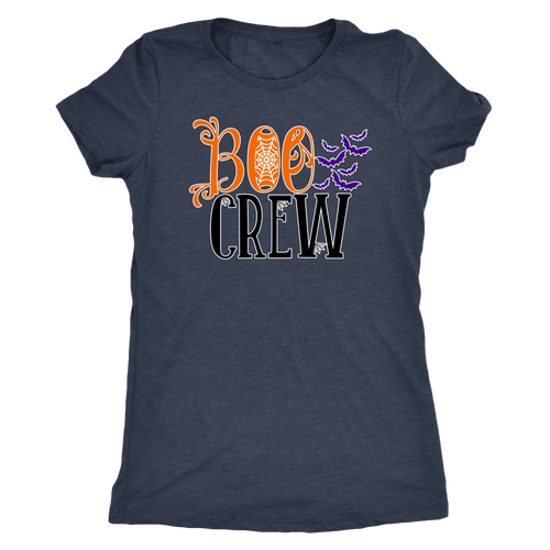 Boo Crew - Spooky Halloween Ghost Ultra Soft Tee for Women - Island Dog T-Shirt Company