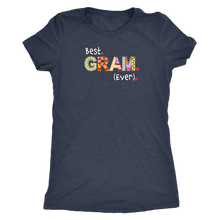Best Gram Ever - Women's Ultra Soft Comfort Short Sleeve Tee - Gift for Your Grandmother - Island Dog T-Shirt Company