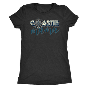 Coastie Mama Ladies' TriBlend Ultra Comfort Coast Guard Tee - Island Dog T-Shirt Company