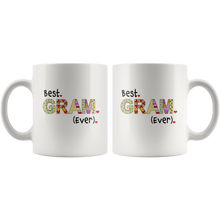 Presents for Grandma - World's Best Gram Ever Coffee Mugs - Grandmother Cup - Island Dog T-Shirt Company