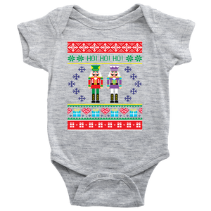 Baby's First Ugly Christmas Shirt - Nutcracker Holiday Onesie - Island Dog T-Shirt Company