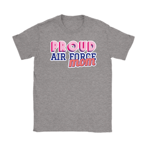 Proud Air Force Mom Tee - Mother of an Airman Shirt - Island Dog T-Shirt Company