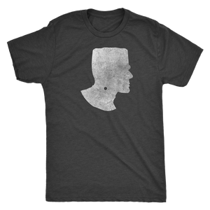 Frankenstein Monster Vintage Silhouette Halloween Men's T-Shirt - Island Dog T-Shirt Company