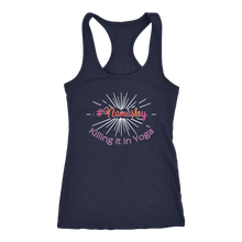 #Namaslay - Yoga Shirts for Women Loose Racerback Womens Workout Shirts - - Island Dog T-Shirt Company