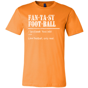 Fantasy Football Like Football Only Real Funny Fantasy Vintage Men's T-Shirt - Island Dog T-Shirt Company