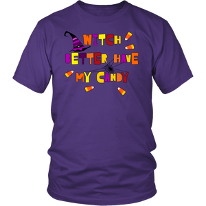 Witch Better Have My Candy Funny Halloween Tshirt for Men & Women - Island Dog T-Shirt Company