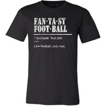 Fantasy Football Like Football Only Real Funny Fantasy Vintage Men's T-Shirt - Island Dog T-Shirt Company