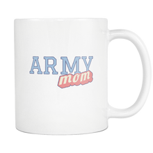 Army Mom 11 ounce Coffee Mug - Tea Mug - Hot Chocolate Cup - Island Dog T-Shirt Company