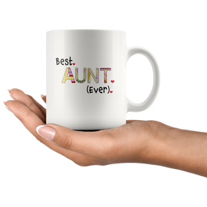 Presents for Aunt - Best Aunt Ever Coffee Mug for Auntie - Island Dog T-Shirt Company