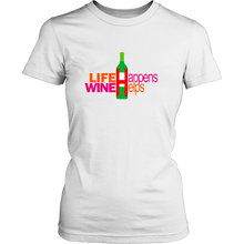 Life Happens Girlfriend T-Shirts for Women Funny Tees for Her Ladies Night Out - Island Dog T-Shirt Company