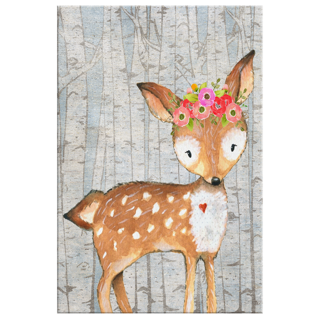 Custom Woodland Deer - Allison Lisowski