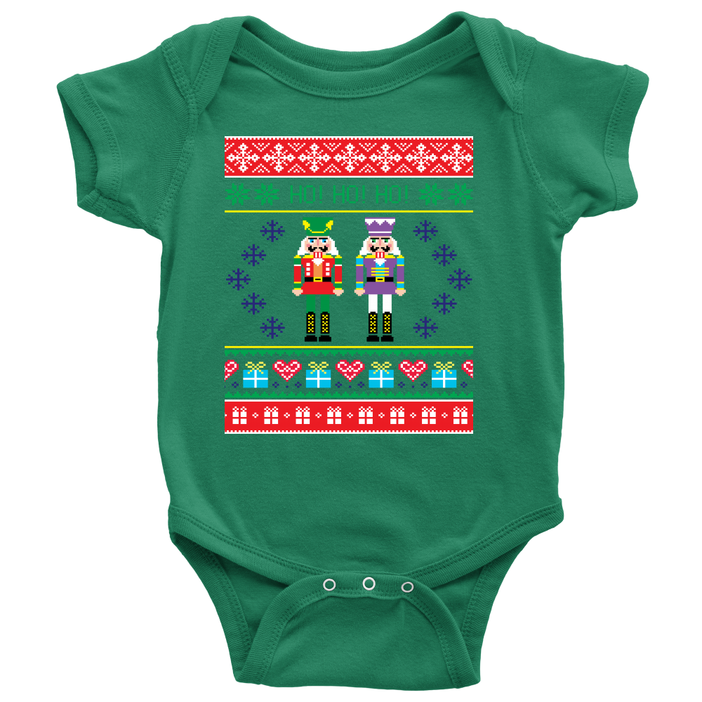 Baby's First Ugly Christmas Shirt Nutcracker Holiday Onesie